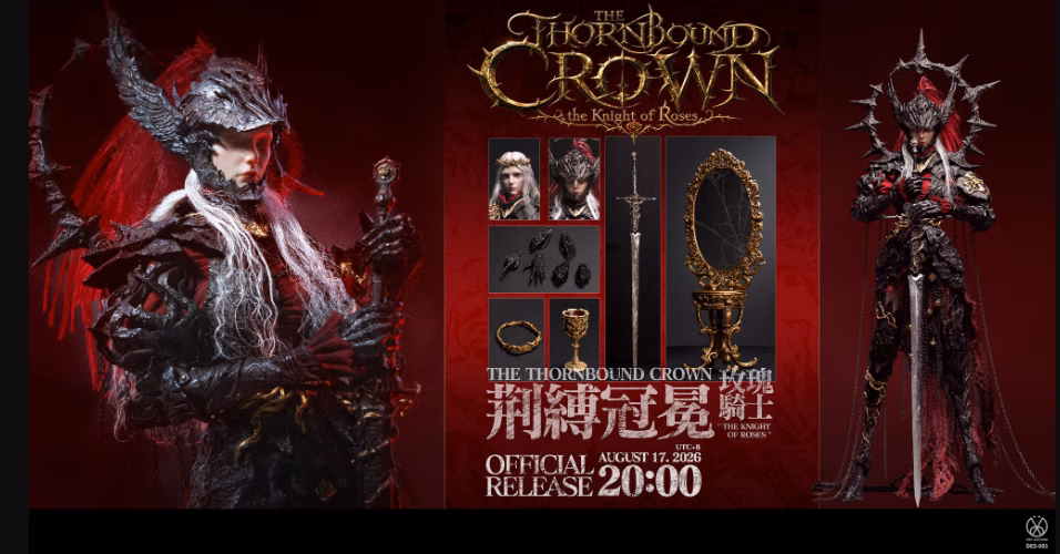 Original PopCostume Studio The Knight of Roses The Thornbound Crown